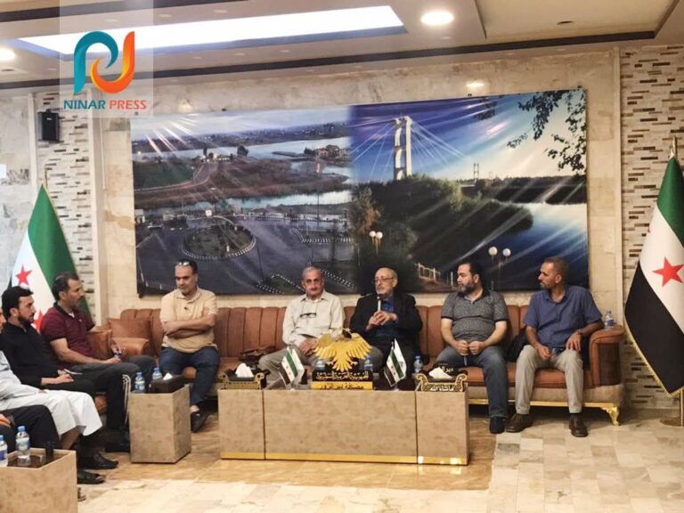 الدكتور حسين مرهج العماش يلتقي محافظ دير الزور