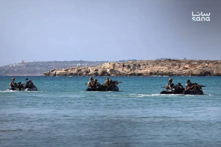 البحرية السورية تنفّذ انتشاراً ميدانياً على امتداد الساحل